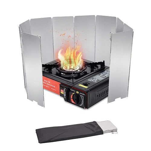 10 Plates Stove Windscreen