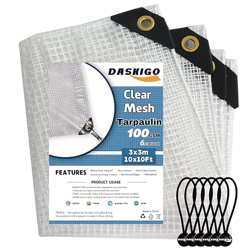 10 x 10Ft Heavy Duty Waterproof Tarps
