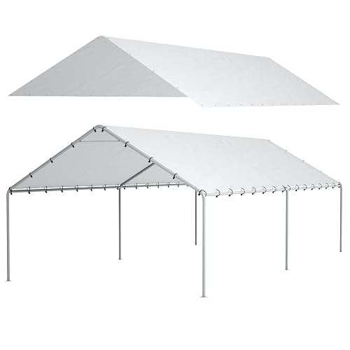 10 x 20 Ft Carport Replacement Canopy