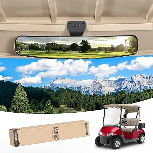 10L0L Universal Adjustable Golf Cart Panoramic Rear