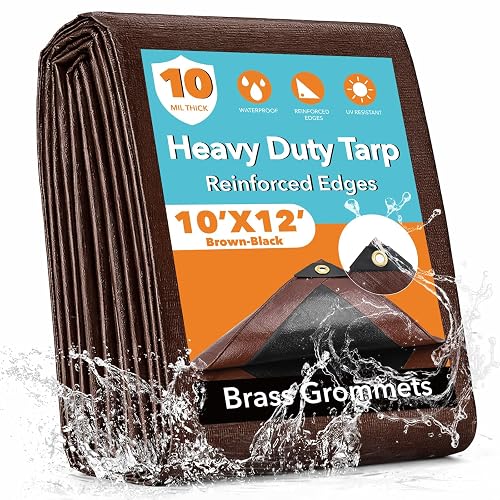 10x12FT Waterproof Tarp Tarps & Canopies