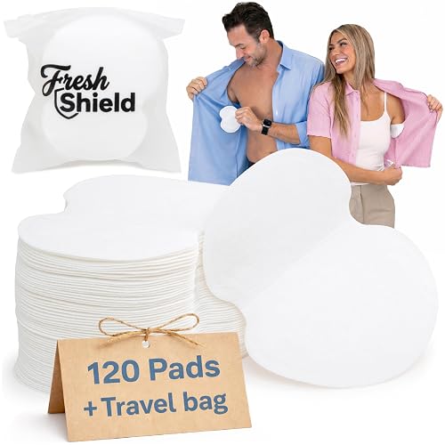 120 Underarm Sweat Pads with Travel Bag