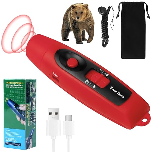 120±5 dB Rechargeable Bear Horn