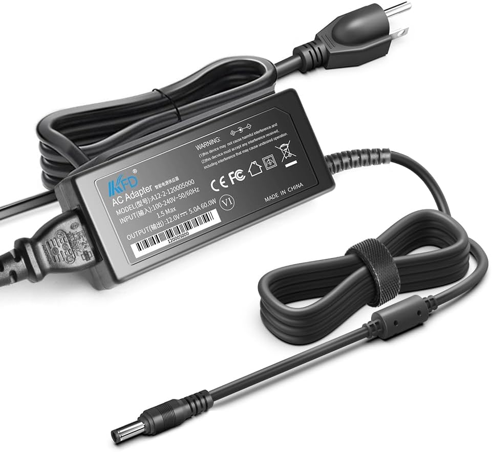 12V Charger Cord for Wahoo WF123