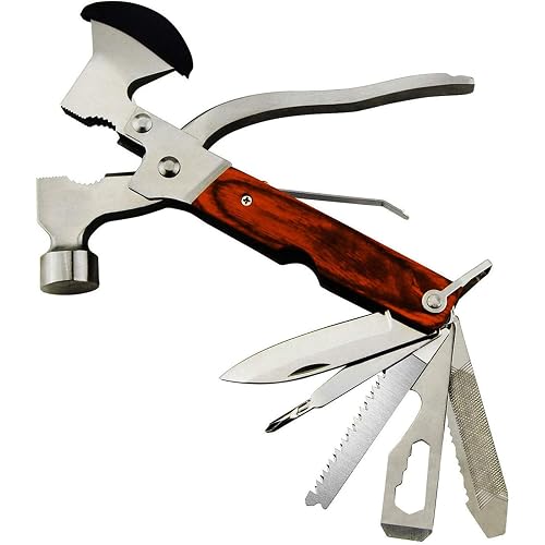 18-in-1 Multitool Camping Axe Hammer