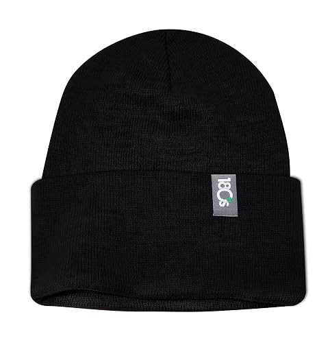 180s Unisex Winter Beanie Hats for Men