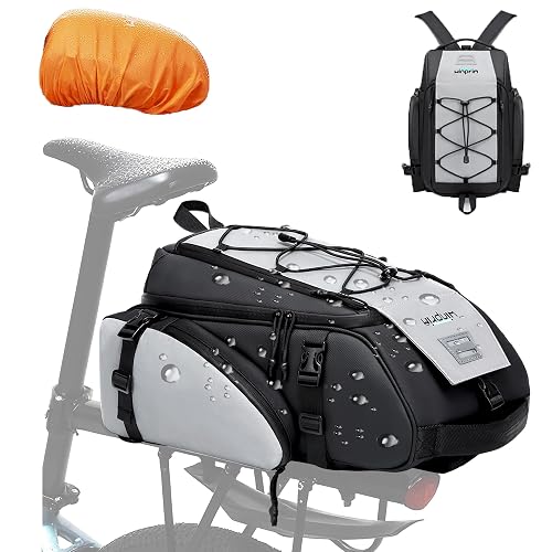 19L Reflective Bike Rack Bag Water Resistant