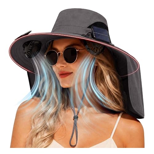 2 in 1 Wide Brim Sun Hat
