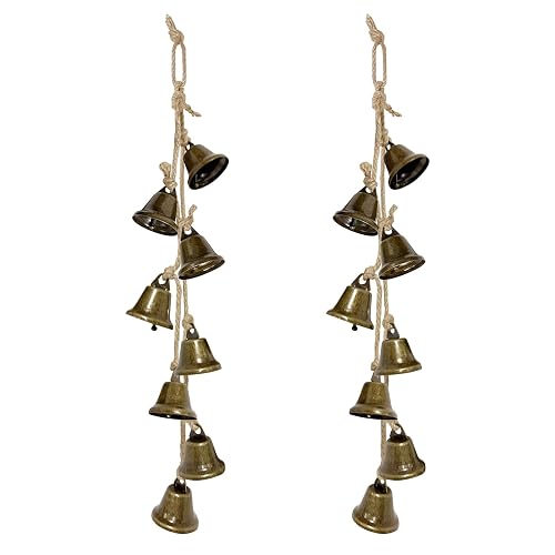 2 Pack 15.8 Inches Witch Bells for
