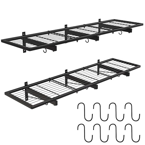 2 Pack Garage Wall Shelves