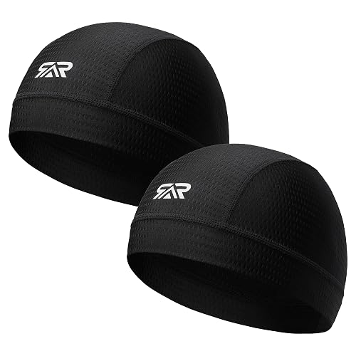 2-Pack Cooling Skull Cap Breathable Mesh Helmet