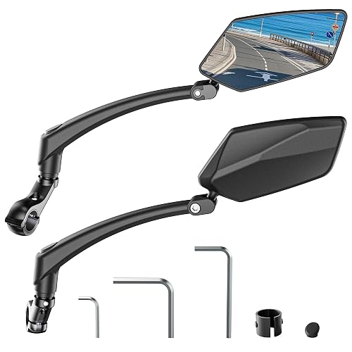 2pcs Mirror Handlebar Mount 360° Adjustable