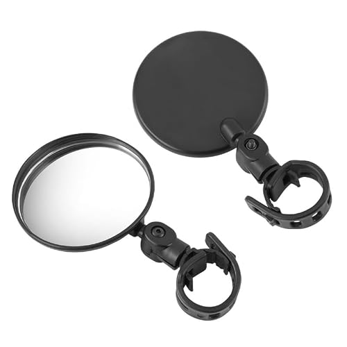 2Pcs Black Adjustable Rear View Mirror for