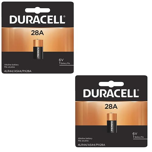 2x Duracell 28A Battery Replacement for 4LR44