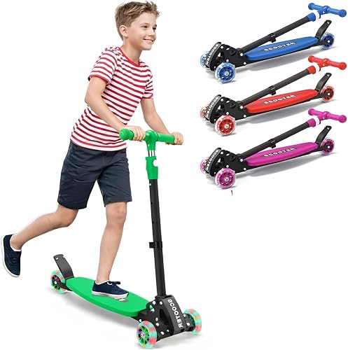 3 Wheel Kids Kick Scooter for Ages