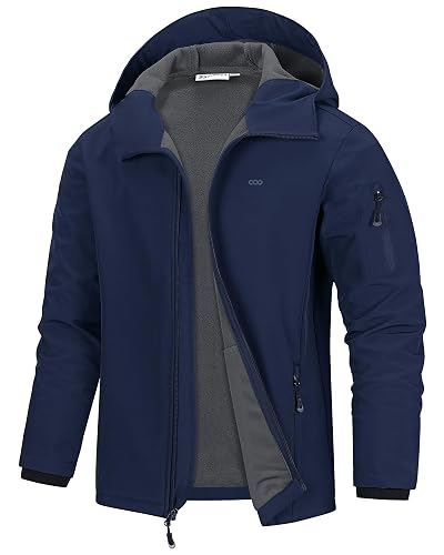 33 000ft Men's Hooded Softshell Jacket Waterproof