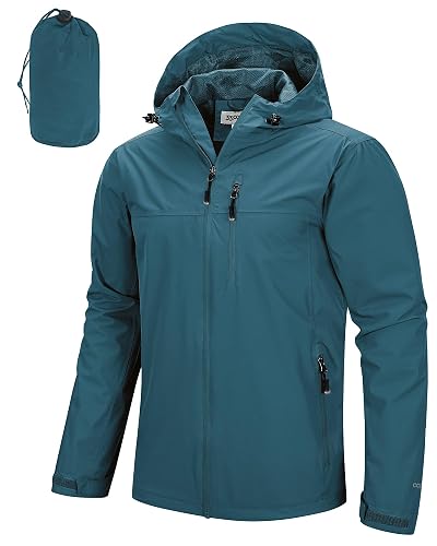 33 000ft Men's Packable Rain Jacket Lightweight
