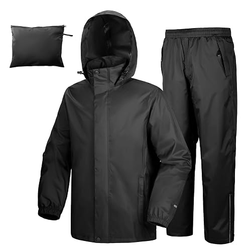 33 000ft Men's Rain Suit Packable Waterproof