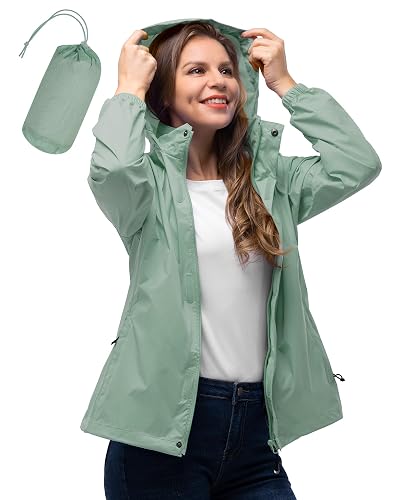 33 000ft Women's Rain Jacket Waterproof Lightweight