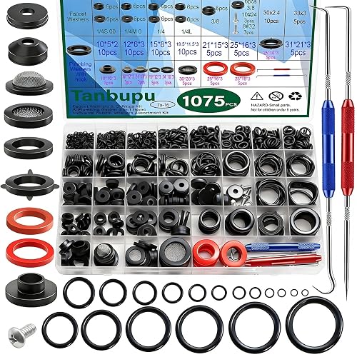 37 Sizes 1075Pcs 3-in-1 Home Universal Rubber
