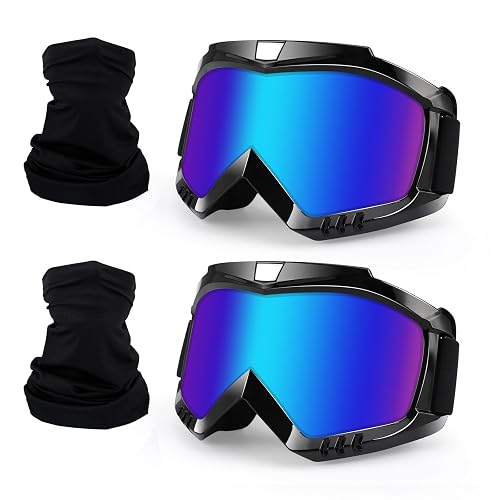 4-FQ Dirt Bike ATV Goggles 2 Pack