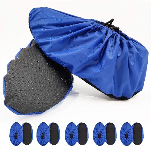 5 Pairs Non Slip Reusable Shoe Covers