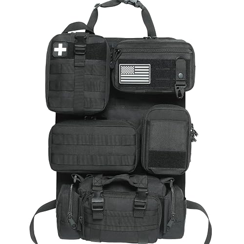 6 Pack Tactical Molle Car Seat Back