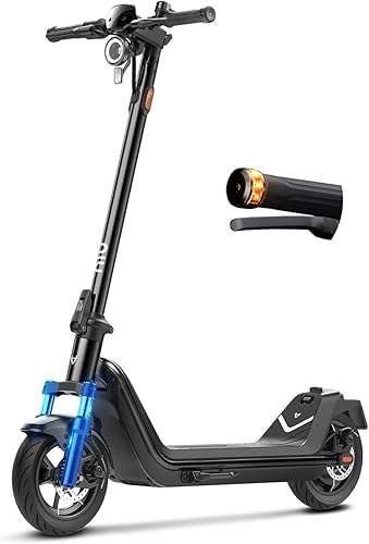 NIU K100P/K200F/K300P Electric Scooter Adult - E Scooter with Suspension, 600-900W Peak Power, 18-34 Miles Max Range, Top Speed 17.4-20MPH, Commuting E-Scooter, Folding Handlebars(Only K200F)