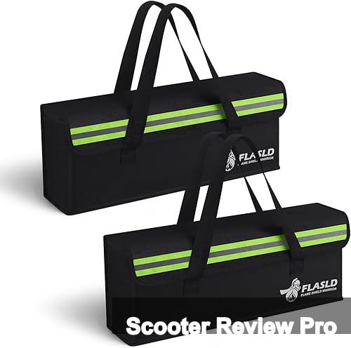 FLASLD 2-Pack E-Bike Battery Bag Fireproof Safe Charging Bag Explosionproof Lipo Battery Bag Large Capatity for Storage Charging (16 x 4.3 x 5in) Review