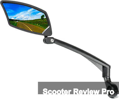 Handlebar Bike Mirror, Scratch Resistant Glass Lens, Ajustable and Rotatable Safe Rearview Bicycle Mirror Review
