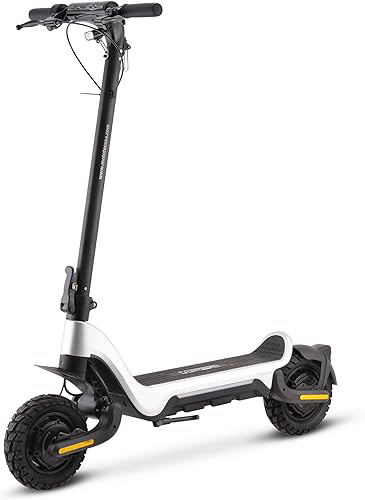 MotoTec Fury 48v 1000w Lithium Electric Scooter Silver