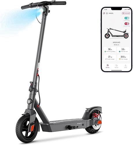 SISIGAD Electric Scooter Adults Peak 500W Motor, 8.5