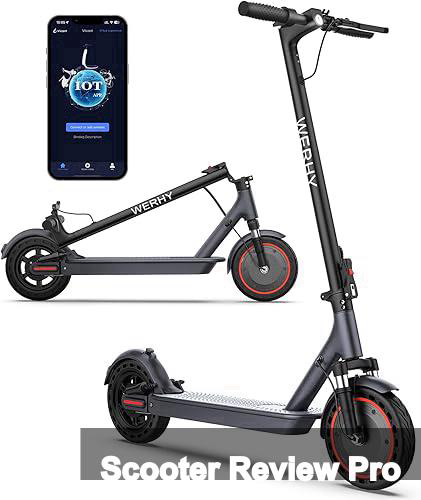 WERHY Electric Scooter, 8.5"/10" Tire, Powerful 350/500W Motor, Top Speed 19/22 MPH, 20-23Miles Max Range, Folding Escooter for Adults & Teens with Smart APP, Digital Display, Cruise Control Review