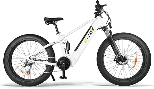 ETEK Peak eBikes for Adults - Bafang MID-Drive 750W Electric Mountain Bikes - 26