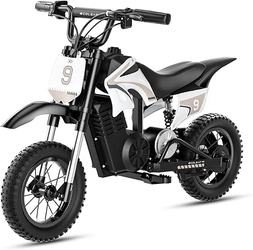 K1 Kids Electric Dirt Bike 36V Motorcycle,16MPH Fast Speed 14 Mile Long-Range,700W Peak 3-Speed Modes Electric Bike for Kids Ages 3-10