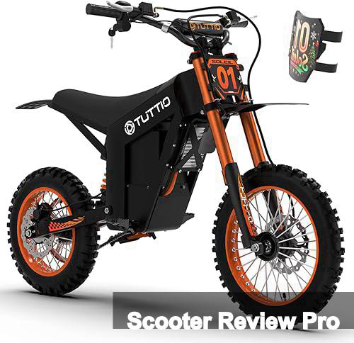 Tuttio Electric Dirt Bike Teens Adults Electric Bike 48V 21AH Removable Battery with Hydraulic Brakes (21AH Dirt Bike) Review