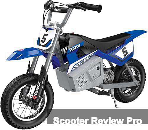 Razor MX350 Dirt Rocket Electric Motocross Bike, Blue, 10-12 inches Review
