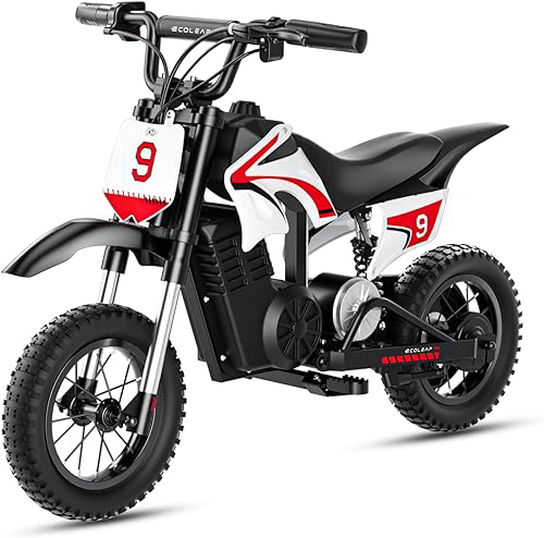 K1 Kids Electric Dirt Bike 36V Motorcycle,16MPH Fast Speed 14 Mile Long-Range,700W Peak 3-Speed Modes Electric Bike for Kids Ages 3-10