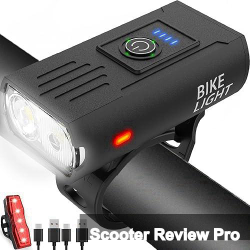 Victoper Bike Light, High Lumens Super Bright Bicycle Lite, 6+4 Modes USB Rechargeable Bike Headlight & Taillight Set, Waterproof Safety Bike Front & Rearlight for Road, Mountain, Night Riding Review