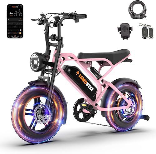 T16 Electric Bike for Teens & Childs, 1000W Motor 48V15.6Ah Removable Battery, 30MPH Off-Road Electric Bicycle,16