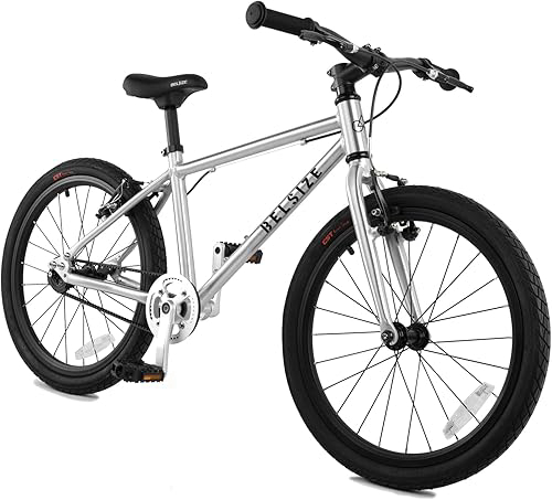A11N SPORTS BELSIZE 20-Inch Belt-Drive Kid's Bike, Lightweight Aluminium Alloy Bicycle(only 14.82 lbs) for 7-10 Years Old