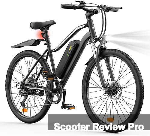 Electric Bike, 1000W/750W/500W Peak Motor, 75/60/55 Miles & 20MPH, 26''/20''/14'' Tires, Removable Battery E-Bikes, Shock Absorber, Commuting Electric Bike for Adults Review