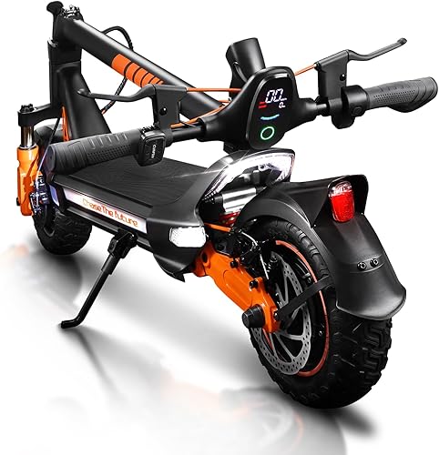 Electric Scooter Adult, 1600W*2 Dual Motor RZ1000, Up to 40-50 Miles Long Range/MAX Speed 31 Mph, 10.5'' Off Road Tires with 1152Wh Battery & Dual Suspension Commuting Fast Electric Scooter