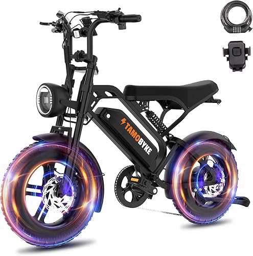 T16 Electric Bike for Teens & Childs, 1000W Motor 48V15.6Ah Removable Battery, 30MPH Off-Road Electric Bicycle,16