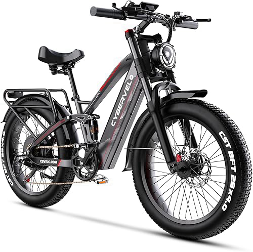 26“ Electric Bike for Adult,5000w Peak,up 150 Miles 52V 40Ah Battery Ebike,26" x 4.0 Fat Tire Adult Electric Bicycles for All Terrain,Electric Mountain E-Bike,UL Certified Commuter Ebikes, 7-Speed