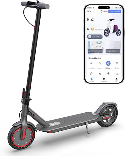 Electric Scooter Adults, Powerful 350W E-Scooter, Max 19 Mph & 15-19 Miles Range Scooters, Folding Scooters with 8.5