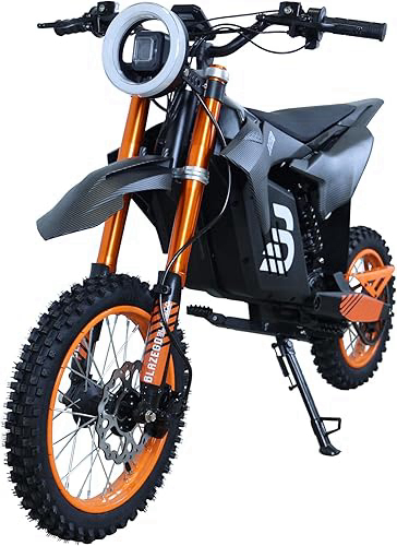 EM10 Electric Dirt Bike for Adults Teens, 2000W Motor, 32 MPH Max Speed Fast Electric Motorcycle, 48V 20.8AH Battery, 37 Miles Range, 265 LBS Load, Dual Suspension, Dual Hvdraulic Brakes
