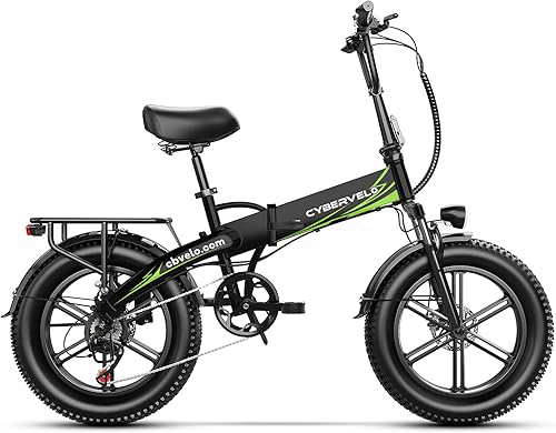 1000W Folding Electric Bike, 48V 20AH Large Removable Battery E Bike, 30+MPH, 80 Miles Max Range, 20