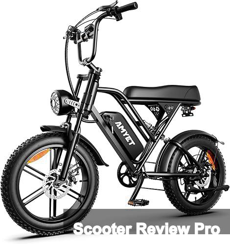 AMYET V9-G60 Peak 1500W Ebike, 48V 20Ah(960WH) Removable Battery, 72Miles &32MPH,20" Fat Tire Dirt Bike,7 Speed Gears,Dual Shock Absorber, Adults Electric Bike for Mountains, Snow, Sand, Road Review