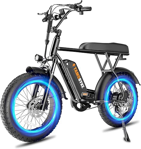 T63 Multi-Color Electric Bike for Adults & Teens, 1000W Peak Motor, 20MPH 468Wh Remove Battery,20